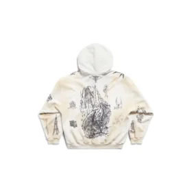 Sudadera con capucha y cremallera Tat, corte medio, «Off White Black» 770939TQVK13307