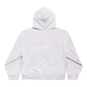 Sudadera con capucha y cremallera trasera, corte regular «Blanco sucio y rosa bebé» 803264TSVP12420 Sudadera con capucha y cremallera trasera, corte regular «Blanco sucio y rosa bebé» 803264TSVP12420