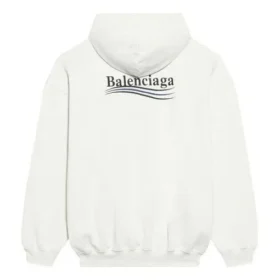 Sudadera con capucha y estampado de Political Campaign FW21, blanca 578135TKVI99084