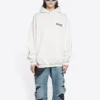 Sudadera con capucha y estampado de Political Campaign FW21, blanca 578135TKVI99084
