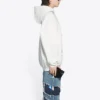 Sudadera con capucha y estampado de Political Campaign FW21, blanca 578135TKVI99084
