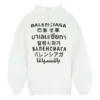 Sudadera con capucha y estampado del logotipo de la colección SS21, blanca, 641529TJVI69040