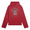 Sudadera con capucha y estampado del logotipo universitario «Est. 1917» «Rojo» 674685TLV896163