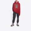 Sudadera con capucha y estampado del logotipo universitario «Est. 1917» «Rojo» 674685TLV896163