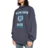 Sudadera con capucha y estampado del logotipo universitario «Navy» 697879TMV964140