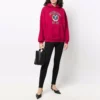 Sudadera con capucha y estampado del logotipo universitario «Red», corte amplio, fundada en 1917, 675003TLV906163