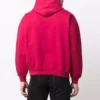 Sudadera con capucha y estampado del logotipo universitario «Red», corte amplio, fundada en 1917, 675003TLV906163
