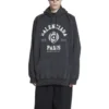 Sudadera con capucha y estampado del logotipo universitario «Washed Black» 697879TMV991000