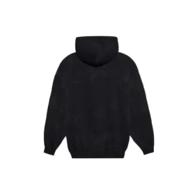 Sudadera con capucha y estampado multicolor del logotipo, color negro 578135TJVI62771