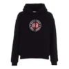 Sudadera con capucha y logo BB, manga larga, negra 612959TJVD71000