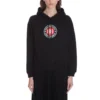 Sudadera con capucha y logo BB, manga larga, negra 612959TJVD71000