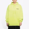 Sudadera con capucha y logotipo Alphabet en amarillo 578135TJVD47110