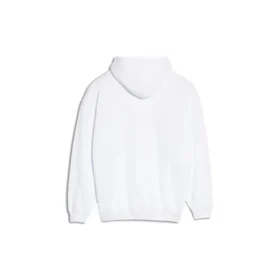 Sudadera con capucha y logotipo arcoíris, blanca 570798TEV509044