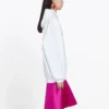 Sudadera con capucha y logotipo arcoíris, blanca 570798TEV509044