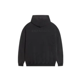 Sudadera con capucha y logotipo bordado «Negro» 578135TLVB81146