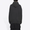 Sudadera con capucha y logotipo bordado «Negro» 578135TLVB81146