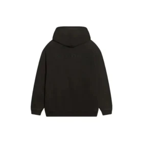 Sudadera con capucha y logotipo, corte medio «Negro lavado» 600583TLVB81146 Sudadera con capucha y logotipo, corte medio «Negro lavado» 600583TLVB81146