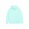 Sudadera con capucha y logotipo, corte medio «Terquesa» 600583TLVB83062