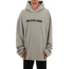 Sudadera con capucha y logotipo difuminado «Gris» 661711TKVD68174