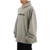 Sudadera con capucha y logotipo difuminado «Gris» 661711TKVD68174