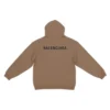 Sudadera con capucha y logotipo en la espalda, corte regular «Marrón» 600583TMVF57761