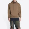 Sudadera con capucha y logotipo en la espalda, corte regular «Marrón» 600583TMVF57761
