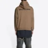 Sudadera con capucha y logotipo en la espalda, corte regular «Marrón» 600583TMVF57761