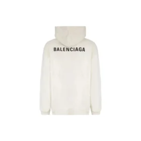 Sudadera con capucha y logotipo en la espalda, corte regular «Off White» 600583TMVF5-9069 Sudadera con capucha y logotipo en la espalda, corte regular «Off White» 600583TMVF5-9069
