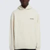 Sudadera con capucha y logotipo en la espalda, corte regular «Off White» 600583TMVF5-9069