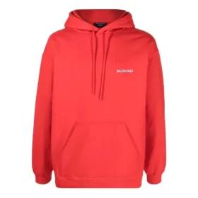 Sudadera con capucha y logotipo en la espalda, corte regular «Rojo brillante» 600583TMVF53168 Sudadera con capucha y logotipo en la espalda, corte regular «Rojo brillante» 600583TMVF53168