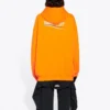Sudadera con capucha y logotipo FW21 naranja 578135TKVE97073