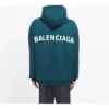 Sudadera con capucha y logotipo impreso en la espalda «Green» 570811THV793230