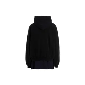 Sudadera con capucha y parche «BB Be Different» «Negro» 720406TNVV11070