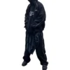 Sudadera con capucha y parches XXXL oversize «Negro» 720406TNVD91070
