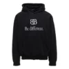 Sudadera con capucha y solapa BB Be Different «Negro Blanco» 720426TNVV11070