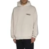 Sudadera con capucha y solapa «Light Beige» de la Political Campaign 739024TKVI99711