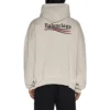 Sudadera con capucha y solapa «Light Beige» de la Political Campaign 739024TKVI99711