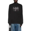 Sudadera con cuello redondo original de Balenciaga «Negro» 652981TIVA21000