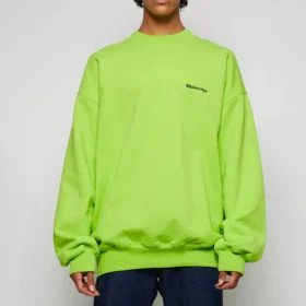 Sudadera con logotipo en contraste «Lime» 671125TKVB57072