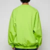 Sudadera con logotipo en contraste «Lime» 671125TKVB57072