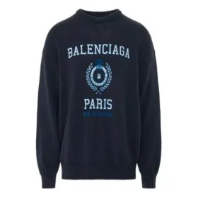 Sudadera de cuello redondo College Crest «Navy» 696226T32394640
