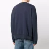 Sudadera de cuello redondo con estampado del logotipo universitario «Navy» 676629TLV908067