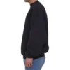 Sudadera de cuello redondo con etiqueta de cuidado «Black» 724511TNVL61070