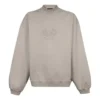 Sudadera de cuello redondo con logotipo bordado «Beige» 656999-TKV74-2966