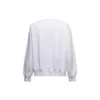 Sudadera de cuello redondo con logotipo en letra cursiva «Blanca» 697869TMVB59040
