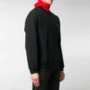 Sudadera de cuello redondo con pequeño logotipo en contraste «Negro y blanco» 556147TYK271000