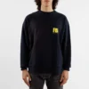 Sudadera de cuello redondo FBI «Azul marino/Amarillo» 676629TLVH14265