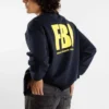 Sudadera de cuello redondo FBI «Azul marino/Amarillo» 676629TLVH14265