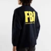 Sudadera de cuello redondo FBI «Azul marino/Amarillo» 676629TLVH14265