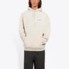 Sudadera de felpa de manga larga para hombre de Balenciaga, color blanco cremoso, 600583TJVA89055